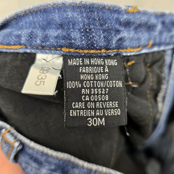 Vintage Girbaud Marithe Francois Jeans Women 30m Blue (Fits 32x27) 90s Y2K - Picture 6 of 13